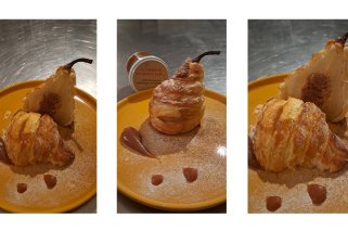 Le croustillant de la pâte feuilletée, le fondant de la poire, le parfum de la cannelle... on en salive d'avance !